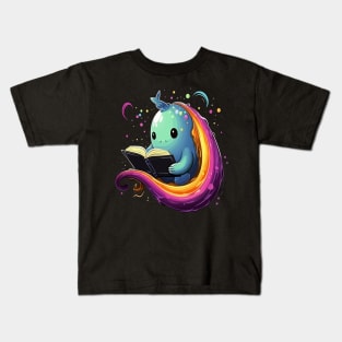 Narwhal Reads Book Kids T-Shirt